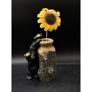 Best Buds Vase BEARFOOTS by Jeff Fleming Big Sky Carvers READ